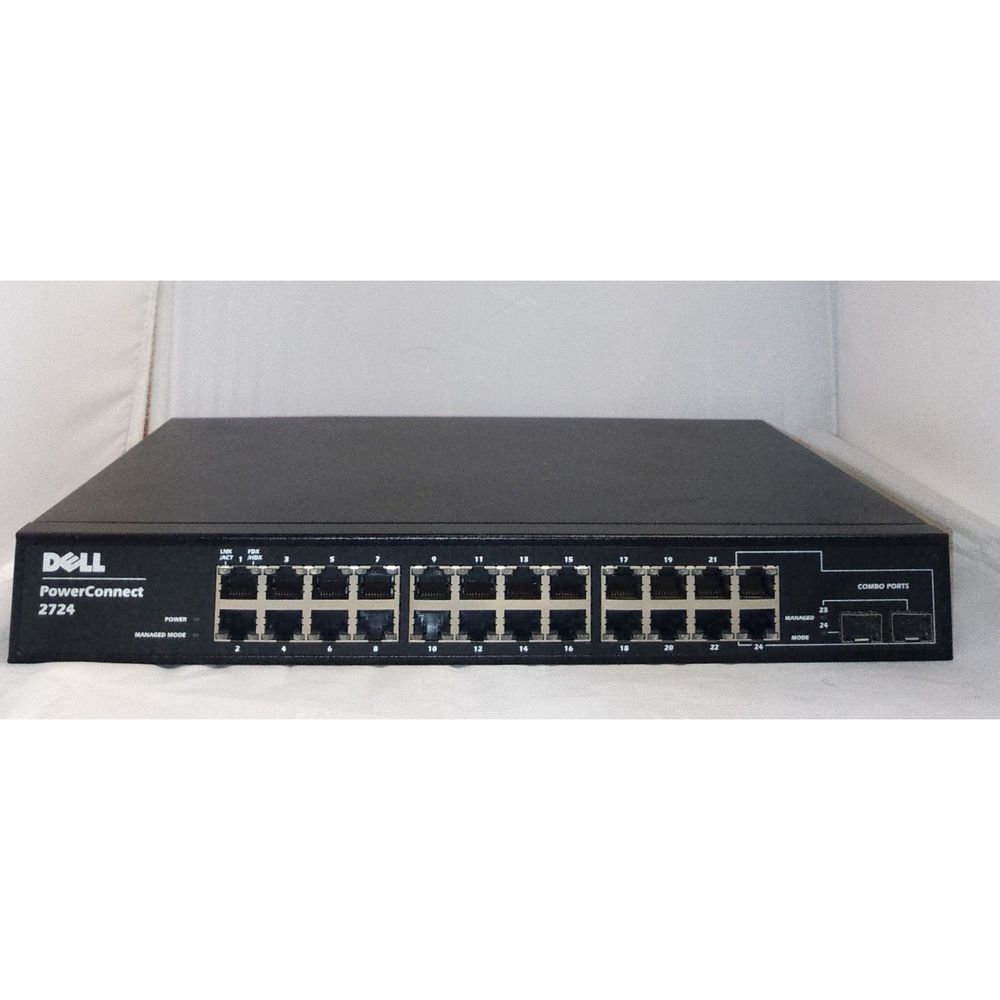 Dell PowerConnect 2724 24 ports managed Gigabit Ethernet switch